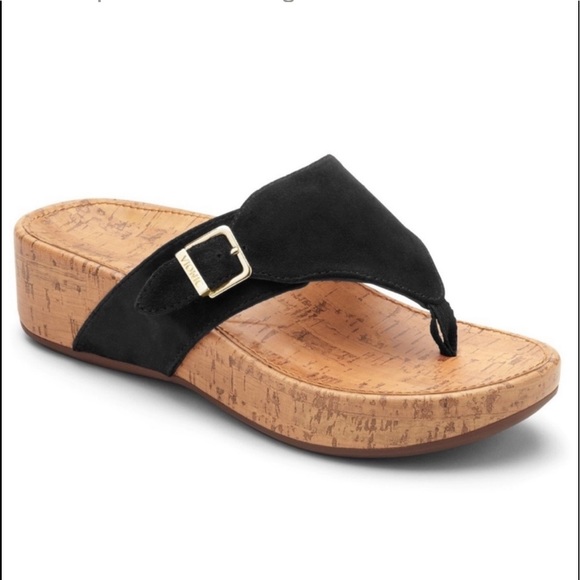 Vionic Shoes - Vionic Pacific Marbella Platform Wedge Thong